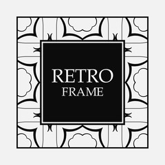 Vintage decorative frame