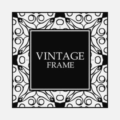 Vintage decorative frame