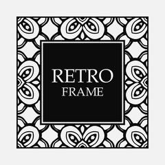 Vintage decorative frame
