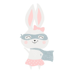 Super hero bunny