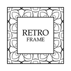 Vintage decorative frame