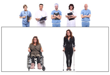Obraz premium Group of healthcare people