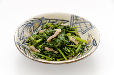 空芯菜の炒め物