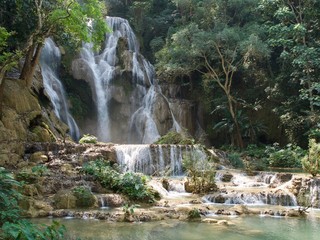 Kuang Si Waterfall in Luang Prabang, Laos