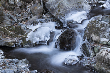 凍てつく流れ