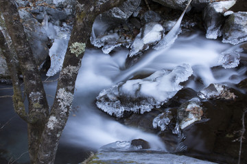 凍てつく流れ