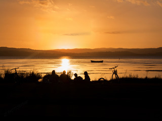 Sunset afternoon on the water 2