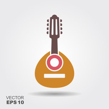 Spanish folk music instrument bandurria