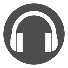 Headphones, earphones icon. Vector.