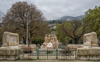 Fototapeta premium Monument aux Morts de Lodève, Hérault, France