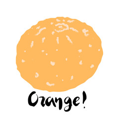 Orange logo vector illustration