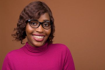 Portrait Of Beautiful Young African Woman