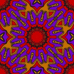 Multicolor geometric fantasy seamless vector illustration. For fashion Design Templates, Wallpaper