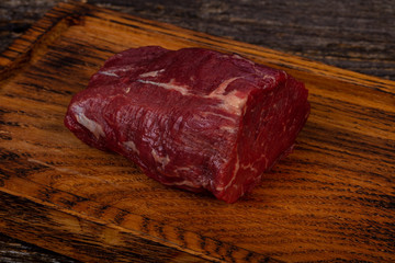 Raw beef steak Fillet