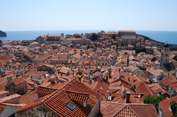 Roof of the Dubrovnik city