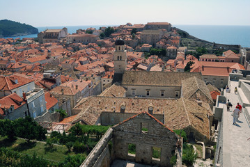Obraz premium Roof of the Dubrovnik city
