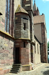 Fototapeta na wymiar Fassadenausschnitt des Stephansmünsters in Breisach