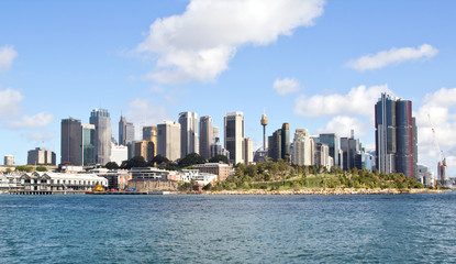 Obraz premium Australien, Sydney, Darling Harbour, Skyline