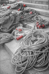 preparation of a stage