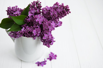 Bouquet of lilac flowers