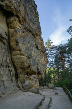 Kletterfels Elbsandsteingebirge
