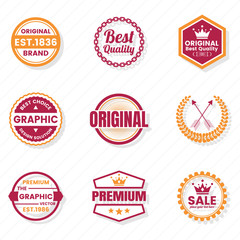 Vintage Retro Vector Logo for banner