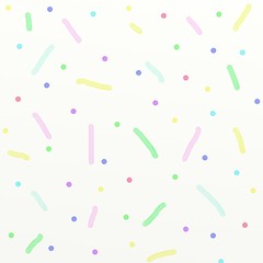 punkte und streifen auf weißem hintergrund