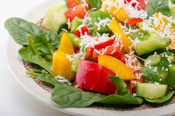 Mixed salad, vegetable salad