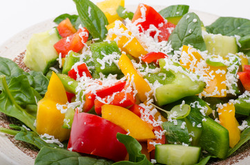 Mixed salad, vegetable salad