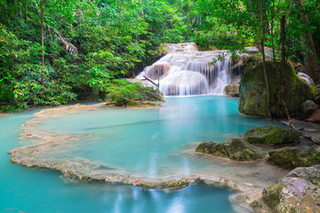 Fototapeta premium Waterfall at Erawan National Park