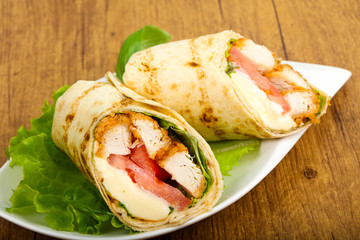 Chicken bread roll