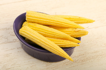 Young baby corn
