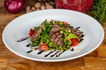 Tasty stake salad