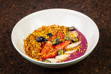 Delicious asai bowl