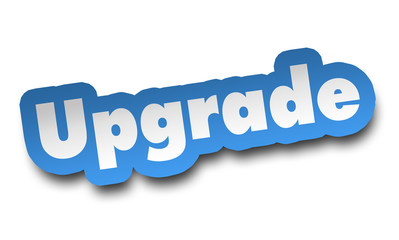 upgrade concept 3d illustration isolated