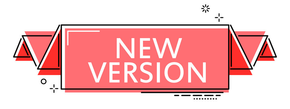 red flat line banner new version