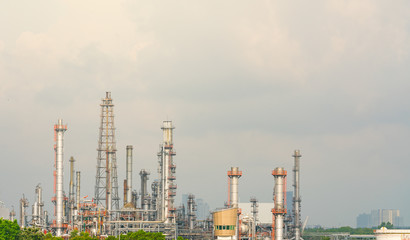 Obraz premium Power Plant industrial landscape background