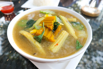 vegetable soup or Thai soup