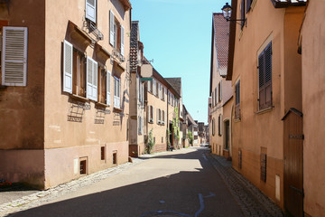 Fototapeta na wymiar Mittelbergheim village in Alsace, France