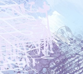 Abstract painting on canvas. Hand made art. Colorful texture. Modern artwork. Strokes of fat paint. Brushstrokes. Contemporary art. Artistic background image.