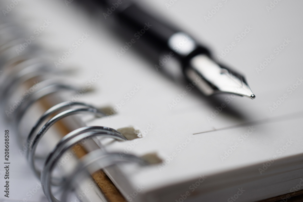 Poster notebook and pen