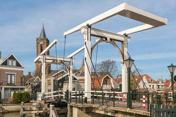 Dutch Drawbridge and Church
