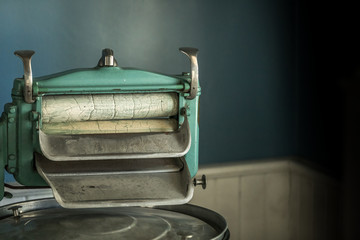 Vintage washing machine wringer