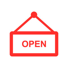 open sign 