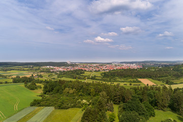 Naklejka premium Luftbild Renningen in Baden Württemberg