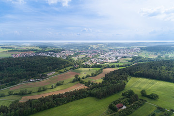 Fototapeta na wymiar Luftbild Weil der Stadt in Baden Württemberg
