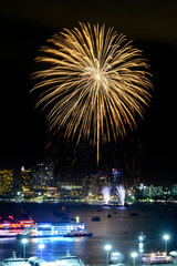 Fototapeta premium pattaya international fireworks