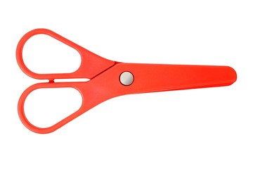 Scissors On White