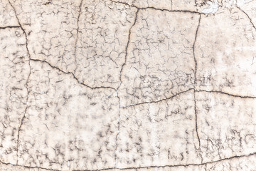 Cracks in paint on wall textured pattern background