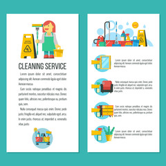 Obraz na płótnie Canvas Cleaning service. Vector illustration.